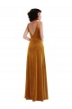 Outlet Or Trompette Col V Velours Stretch Longue Robes demoiselle d'honneur / Robes de bal