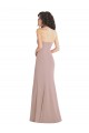 Outlet Rose poussiéreux Sirène Sans bretelle Crêpe Stretch Longue Formelles Robes demoiselle d'honneur / Robes de soirée / Robes de bal